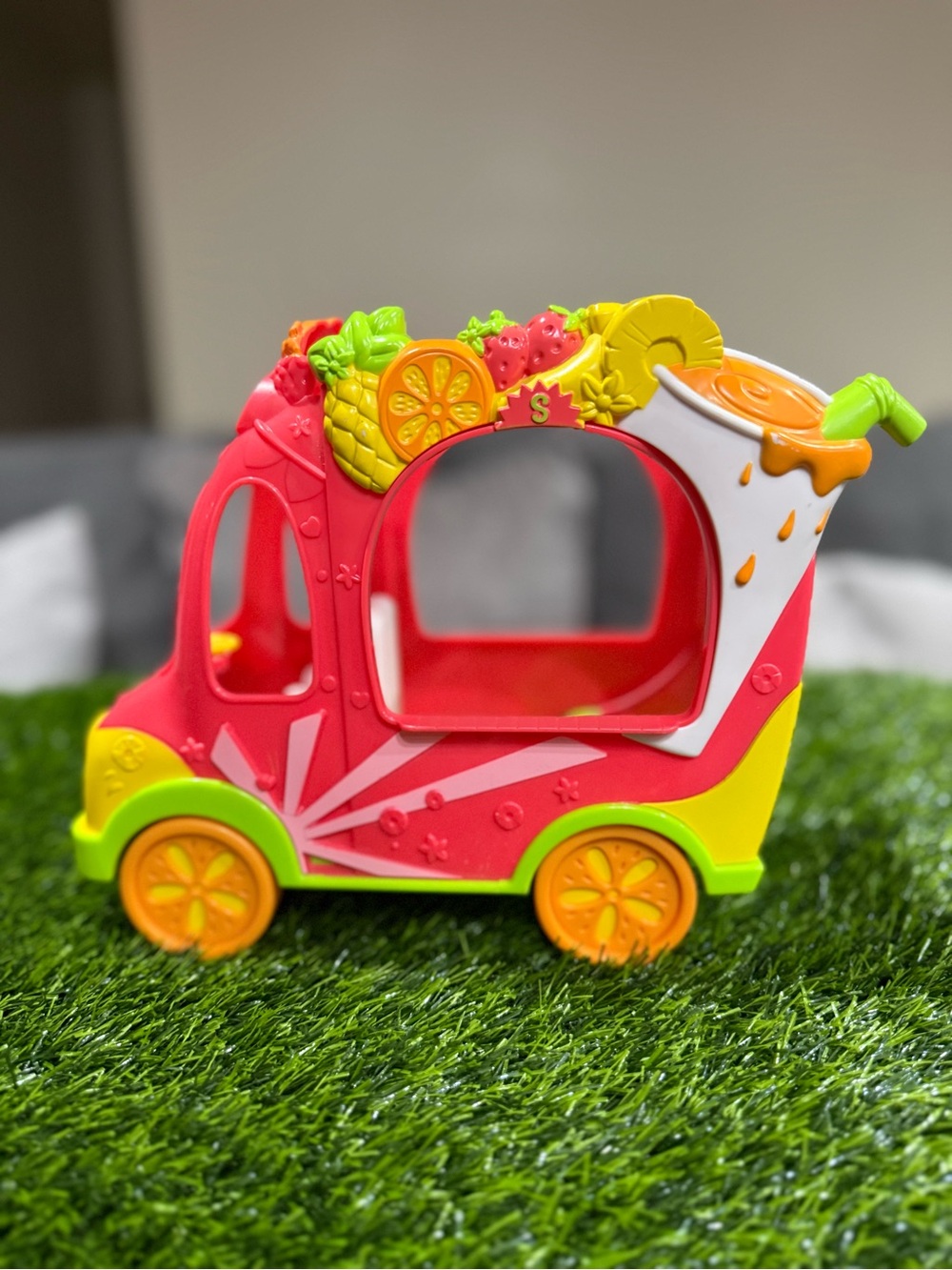 Shopkins Shoppies Smoothie Juice Truck Vehicle Retired Fruit Car